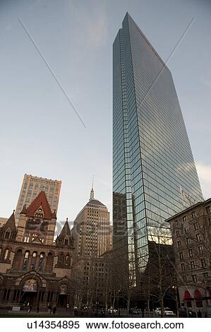 Stock Photography - Trinity church in Boston, Massachusetts, USA. Fotosearch
