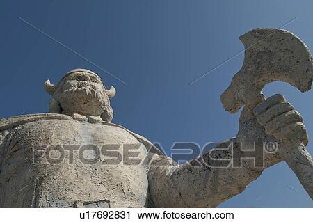 Viking statue in Gimli, Manitoba Canada View Large Photo Image Stock Image - Viking statue in Gimli, Manitoba Canada. Fotosearch