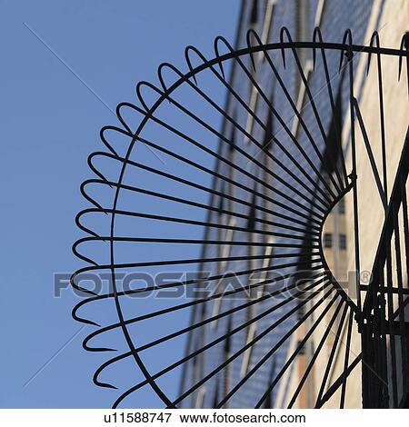 Wrought Iron design in Manhattan, New York City, U. S. A. View Large Photo Image Stock Photo - Wrought Iron design in Manhattan, New York City, U. S. A.. Fotosearch