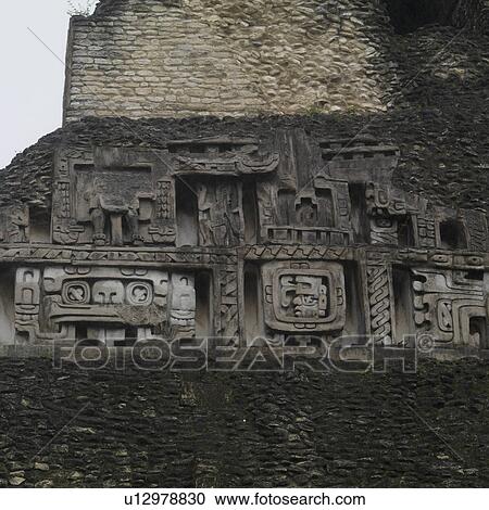 Stock Image - Xunantunich, Ancient Temple. Fotosearch