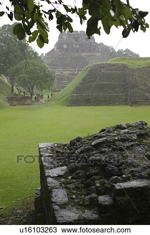 Stock Image - Xunantunich, Mayan Ruins. Fotosearch