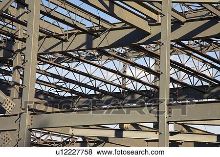 steel construction for a commercial building; edmonton, alberta, canada View Large Photo Image Stock Photo - steel construction for a commercial building; edmonton, alberta, canada. Fotosearch
