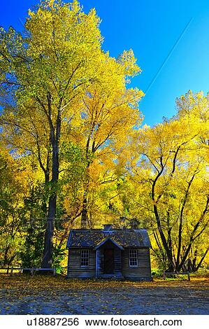 Stock Photograph - Arrowtown, South Island New Zealand. Fotosearch