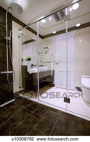 Stock Image - Bathroom, Interior Design,. Fotosearch