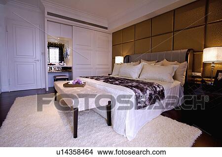 Picture - Bedroom, Interior Design,. Fotosearch