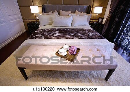 Bedroom, Interior Design, View Large Photo Image Stock Image - Bedroom, Interior Design,. Fotosearch