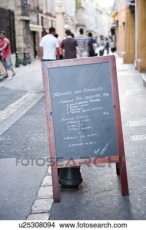 Blackboard of a restaurant View Large Photo Image Picture - Blackboard of a restaurant. Fotosearch