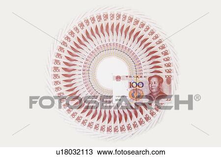 Stock Image - Chinese Currency forming a circle. Fotosearch