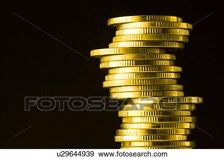 Stock Photo - Chinese Currency, stack of coins. Fotosearch