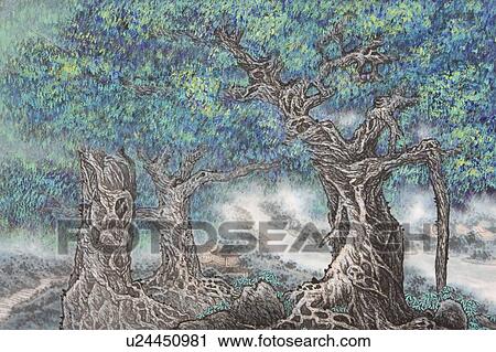Chinese Fine art, Traditional Chinese Painting View Large Photo Image Stock Image - Chinese Fine art, Traditional Chinese Painting. Fotosearch