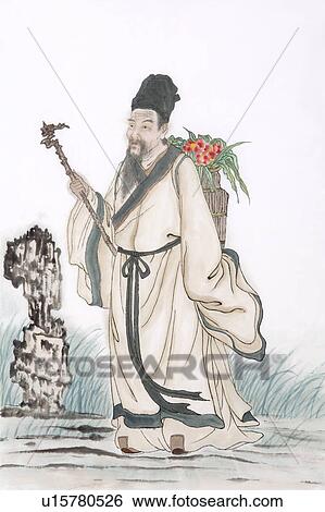 Chinese historical herbalist doctor was famous for his leechcraft, Li Shizhen View Large Photo Image Stock Photograph - Chinese historical herbalist doctor was famous for his leechcraft, Li Shizhen. Fotosearch