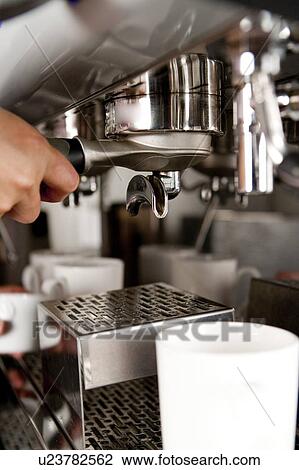 Close-up of an espresso maker View Large Photo Image Stock Image - Close-up of an espresso maker. Fotosearch