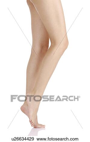 Close-up of young woman's leg and tiptoe View Large Photo Image Stock Photo - Close-up of young woman's leg and tiptoe. Fotosearch