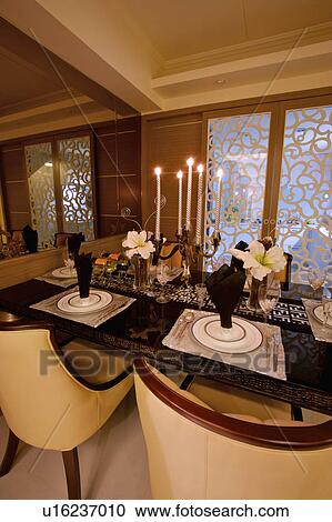 Dining Room, Interior Design, View Large Photo Image Stock Image - Dining Room, Interior Design,. Fotosearch