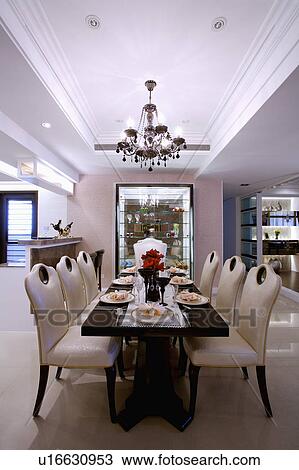 Dining Room, Interior Design, View Large Photo Image Stock Image - Dining Room, Interior Design,. Fotosearch