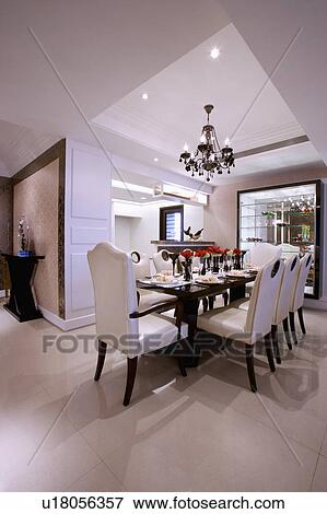Stock Photo - Dining Room, Interior Design,. Fotosearch