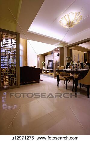 Stock Photography - Dining Room, Interior Design,. Fotosearch