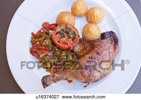 Stock Photo - Food, Chicken Leg. Fotosearch