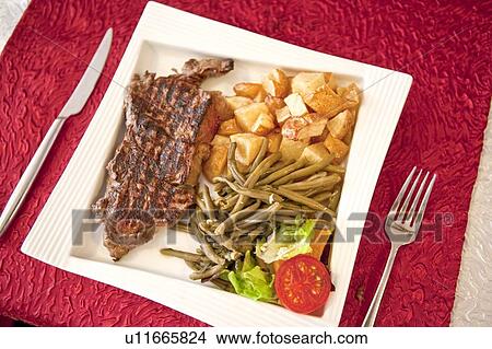 Picture - Food, Steak. Fotosearch
