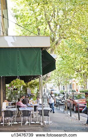 Stock Photo - France, Aix-en-Provence, Street. Fotosearch