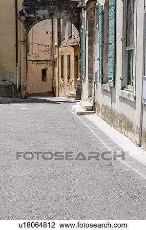 Stock Image - France, Arles, City Street. Fotosearch
