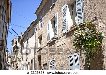 Stock Photo - France, Plateau De Valensole, Window. Fotosearch