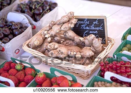 Ginger in the market, Nice, France View Large Photo Image Stock Photograph - Ginger in the market, Nice, France. Fotosearch