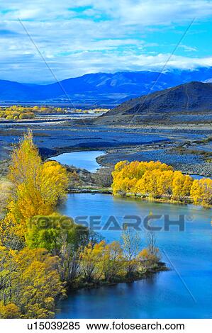 Stock Photography - High Way 8, South Island New Zealand. Fotosearch