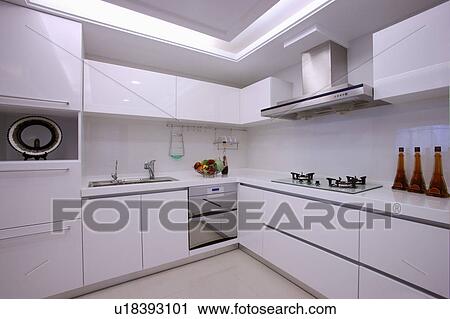Kitchen, Interior Design, View Large Photo Image Stock Image - Kitchen, Interior Design,. Fotosearch