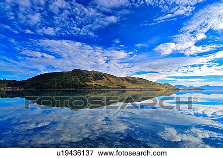 Lake Tekapo, South Island New Zealand View Large Photo Image Stock Photo - Lake Tekapo, South Island New Zealand. Fotosearch