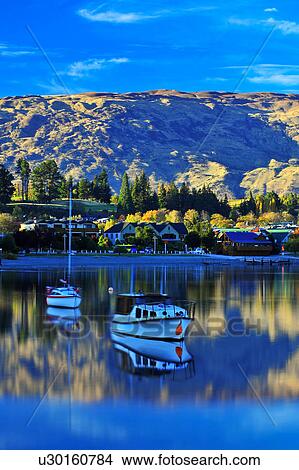 Lake Wanaka, South Island New Zealand View Large Photo Image Picture - Lake Wanaka, South Island New Zealand. Fotosearch