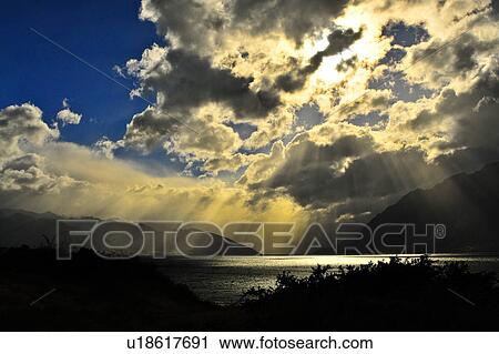 Stock Image - Lake Wanaka, South Island New Zealand. Fotosearch
