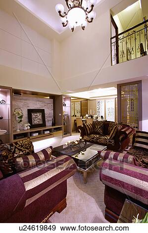 Living Room, Interior Design, View Large Photo Image Stock Photo - Living Room, Interior Design,. Fotosearch