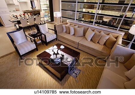 Stock Photography - Living Room, Interior Design,. Fotosearch