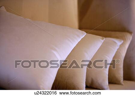 Stock Photograph - Pillow, Interior Design,. Fotosearch