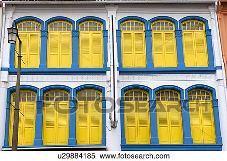 Stock Photography - Singapore, a scene of the street. Fotosearch