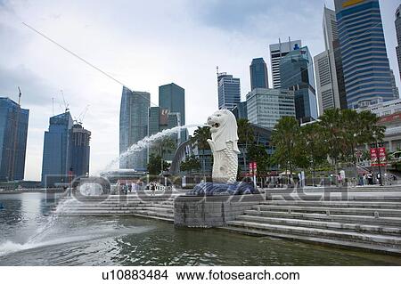 Picture - Singapore, Merlion. Fotosearch