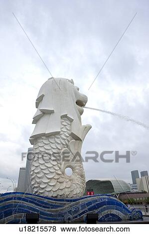 Stock Photo - Singapore, Merlion. Fotosearch