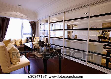 Stock Photo - Study, Interior Design,. Fotosearch
