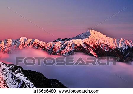 Stock Image - Taiwan, Mt. Chilai, North Peak. Fotosearch