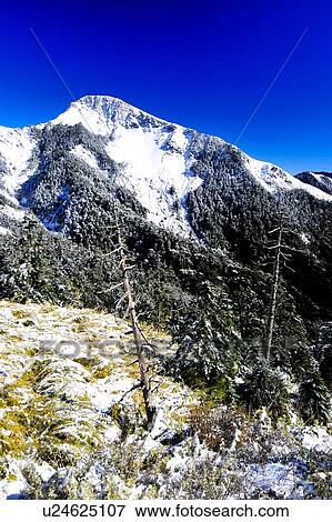 Stock Photo - Taiwan, Mt. Chilai, North Peak. Fotosearch
