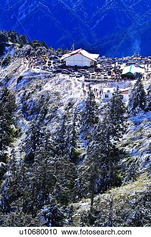 Stock Image - Taiwan, Mt. Hehuan. Fotosearch