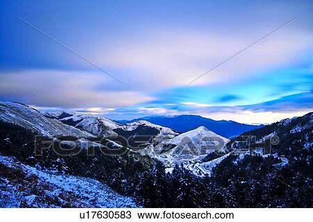 Stock Image - Taiwan, Mt. Hehuan. Fotosearch