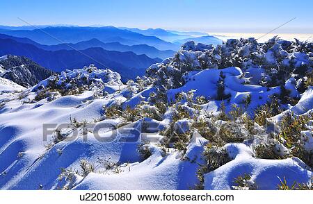 Stock Image - Taiwan, Mt. Hehuan. Fotosearch