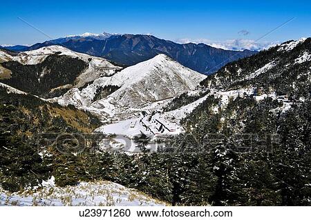 Stock Image - Taiwan, Mt. Hehuan. Fotosearch