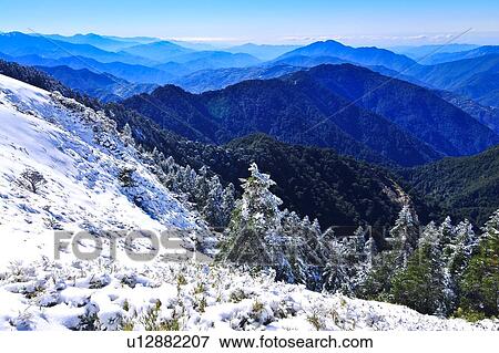 Taiwan, Mt. Hehuan View Large Photo Image Stock Photo - Taiwan, Mt. Hehuan. Fotosearch