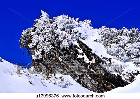 Stock Photograph - Taiwan, Mt. Hehuan. Fotosearch