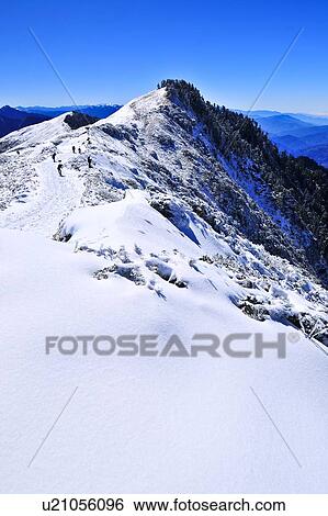 Stock Photograph - Taiwan, Mt. Hehuan. Fotosearch
