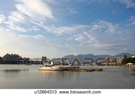 Stock Image - Taiwan, Taipei, Dadaocheng Wharf. Fotosearch