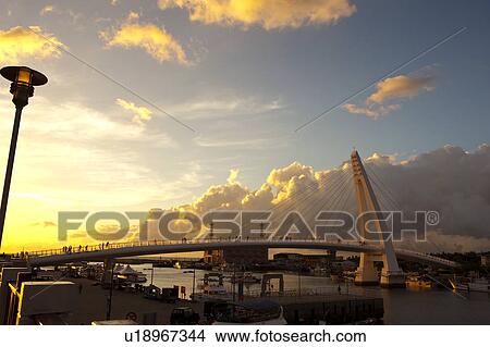 Taiwan, Taipei, Danshui, Fishermen's Wharf View Large Photo Image Picture - Taiwan, Taipei, Danshui, Fishermen's Wharf. Fotosearch